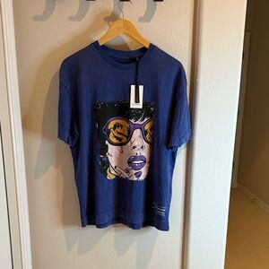 Graphic Blue Short Sleeve Tee